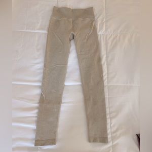 Tan workout leggings